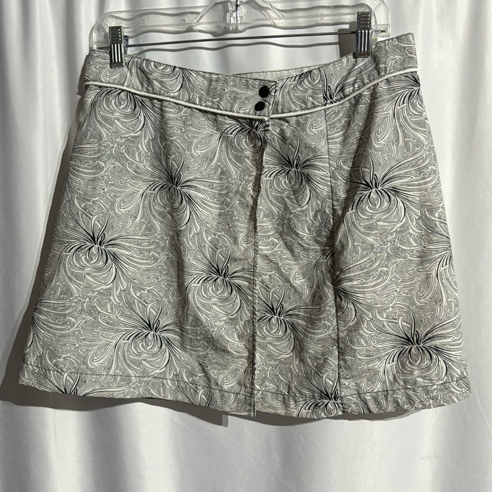 PATAGONIA Women Black and White Skirt Size 10
